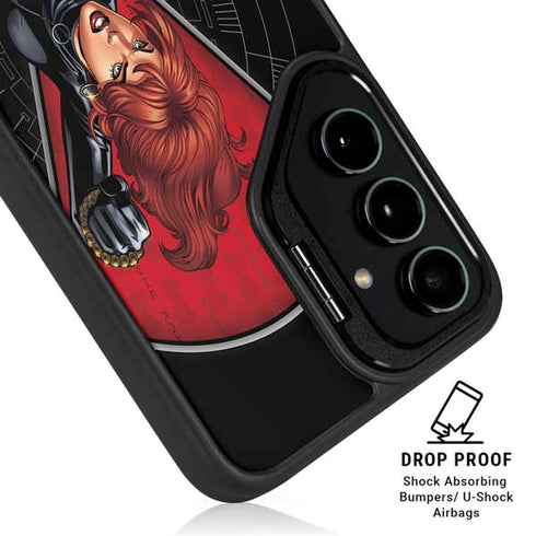 Marvel Black Widow Natasha Romanova Galaxy S25 Kickstand Case